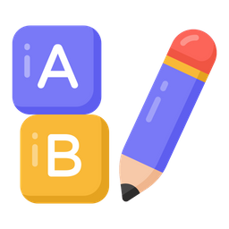 Ab Writing  Icon