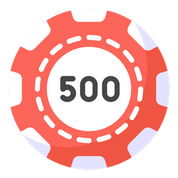 500 Poker Chip  Icon