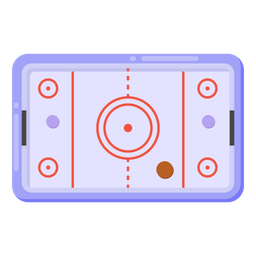 Airhockey-Tisch  Symbol