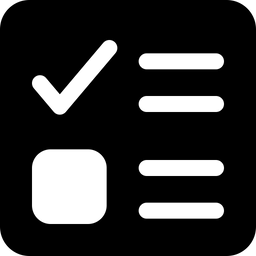 Stimmzettel  Symbol