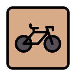 Radfahren  Symbol