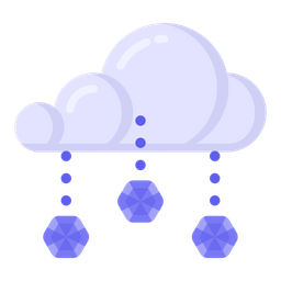 Cloud Hailing  Icon