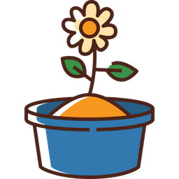 Flower In Pot  Icon