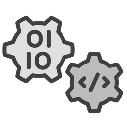 Binary Setting  Icon