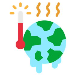 Globale Erwärmung  Symbol