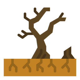 Desertifikation  Symbol