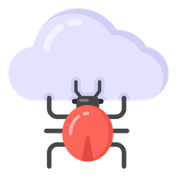 Cloud Bug  Icon