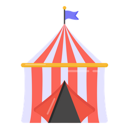 Tenda de circo  Ícone