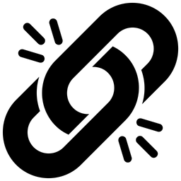 Defekter Link  Symbol