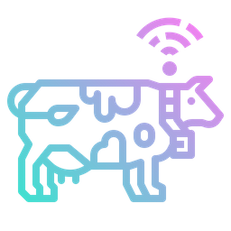 Cinto de rastreamento de vaca  Ícone