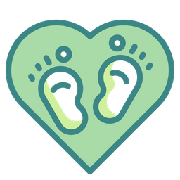 Kid Footprint  Icon