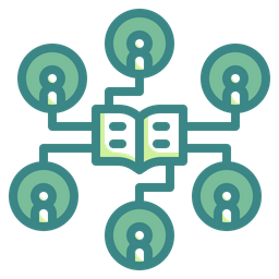 Rede de aprendizagem  Ícone