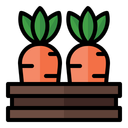 Carrot Basket  Icon