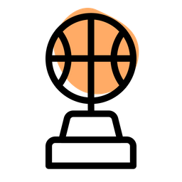 Basketball-Trophäe  Symbol