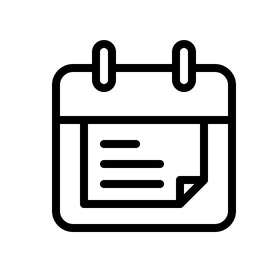 Kalendernotiz  Symbol