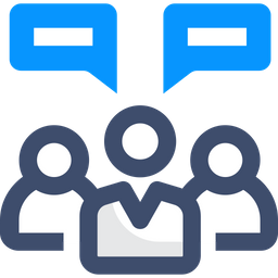 Daily Scrum Meeting Team Meeting Team Chat Icône