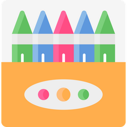 Crayons Color  Icon