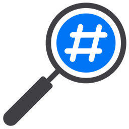 Hashtag-Analyse  Symbol