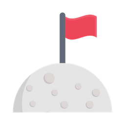 Moon Flag  Icon