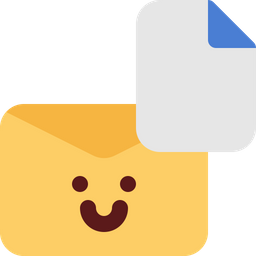 Cute email attachment  Icon