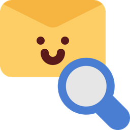 Cute mail search  Icon