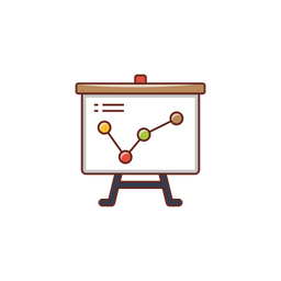 Graph Presentation  Icon