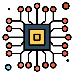 Microchip Chip  Icon