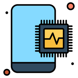 Mobile Microchip  Icon