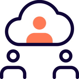 Cloud Meeting  Icon