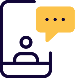 Mobile Chatting  Icon