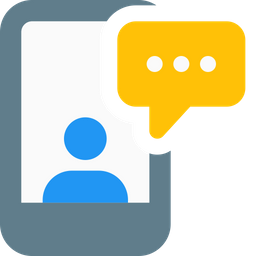 Mobile Chatting  Icon