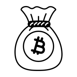 Bitcoin-Tasche  Symbol