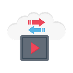 Cloud Video  Icon