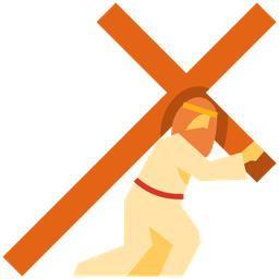 Carrying Cross  Icon