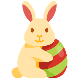 Bunny With Egg  Icon