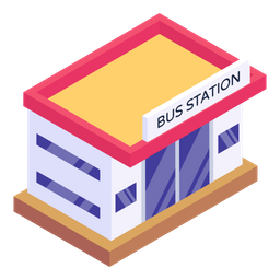 Bus Station  Icon