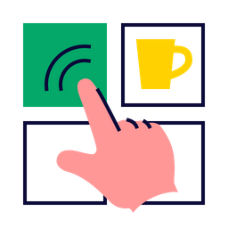 Wählen Sie Kaffee  Symbol