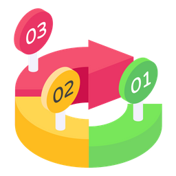 Gráfico circular  Ícone