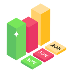 Gráfico de barras  Ícone