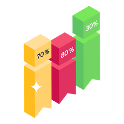 Infográfico de favoritos  Ícone