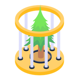 Cage Planting  Icon