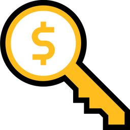 Finance Key  Icon