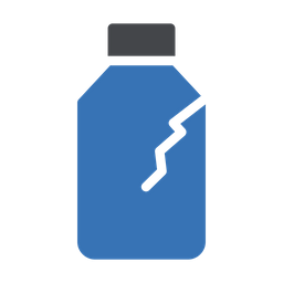 Plastic Broken Bottle  Icon