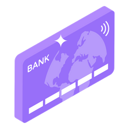 Bankkarte  Symbol