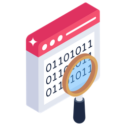 Binary Data Search  Icon