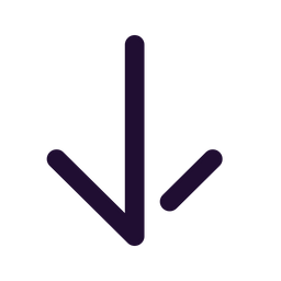 Arrow Down  Icon