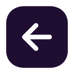 Arrow Left Square  Icon