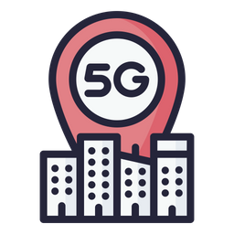 Localização 5G  Ícone