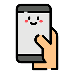 Holding Smartphone  Icon