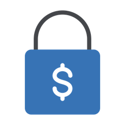 Dollar Lock  Icon